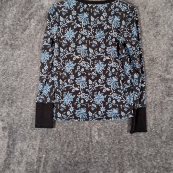 Sundance meadowland cotton thermal long sleeve 3 button top size small - Picture 3 of 6